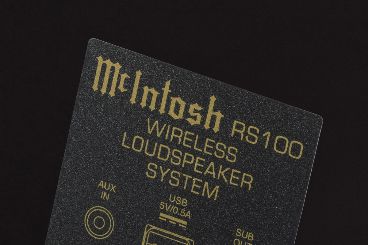 mcintosh rs100 wireless speaker