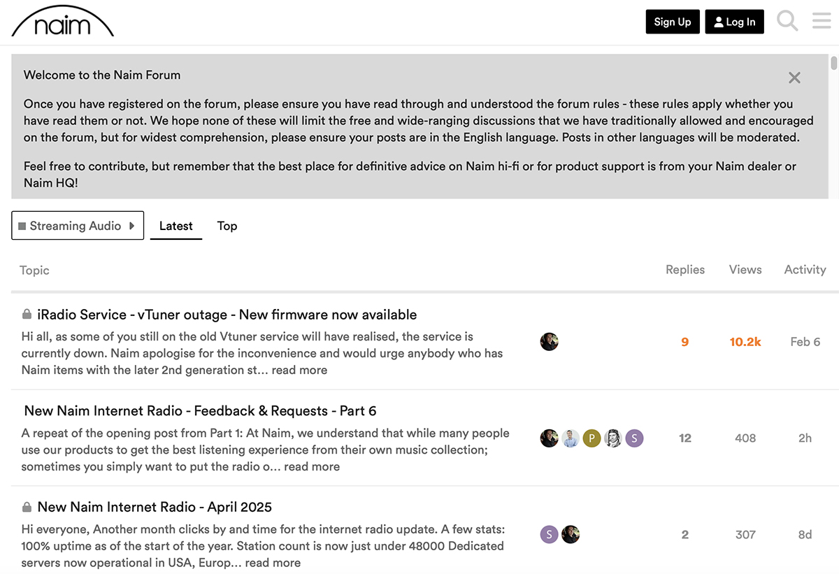 Naim forum